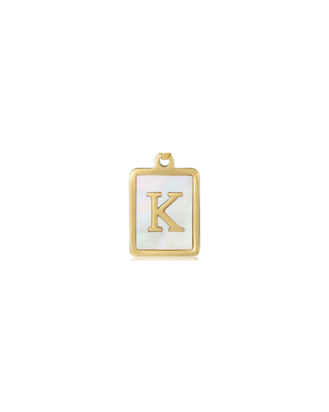 A - Z Gold Letter Charm