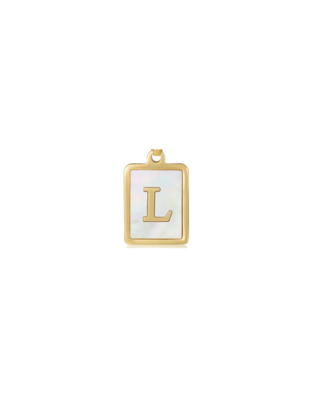 A - Z Gold Letter Charm