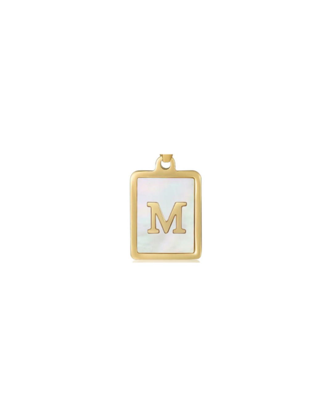 A - Z Gold Letter Charm