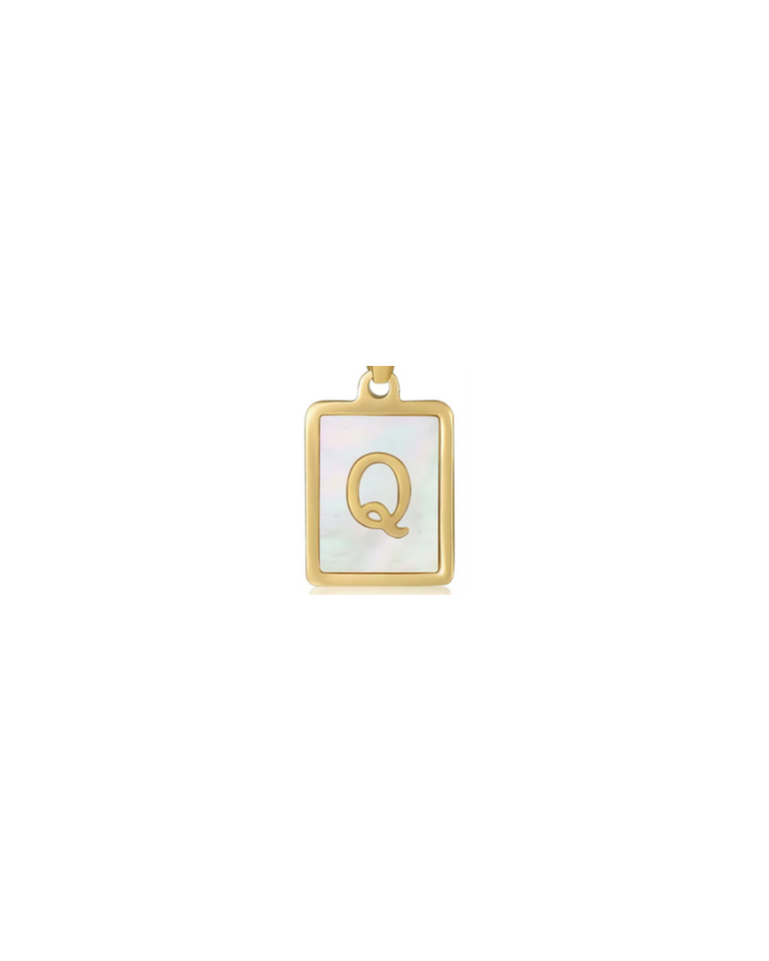 A - Z Gold Letter Charm