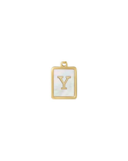 A - Z Gold Letter Charm