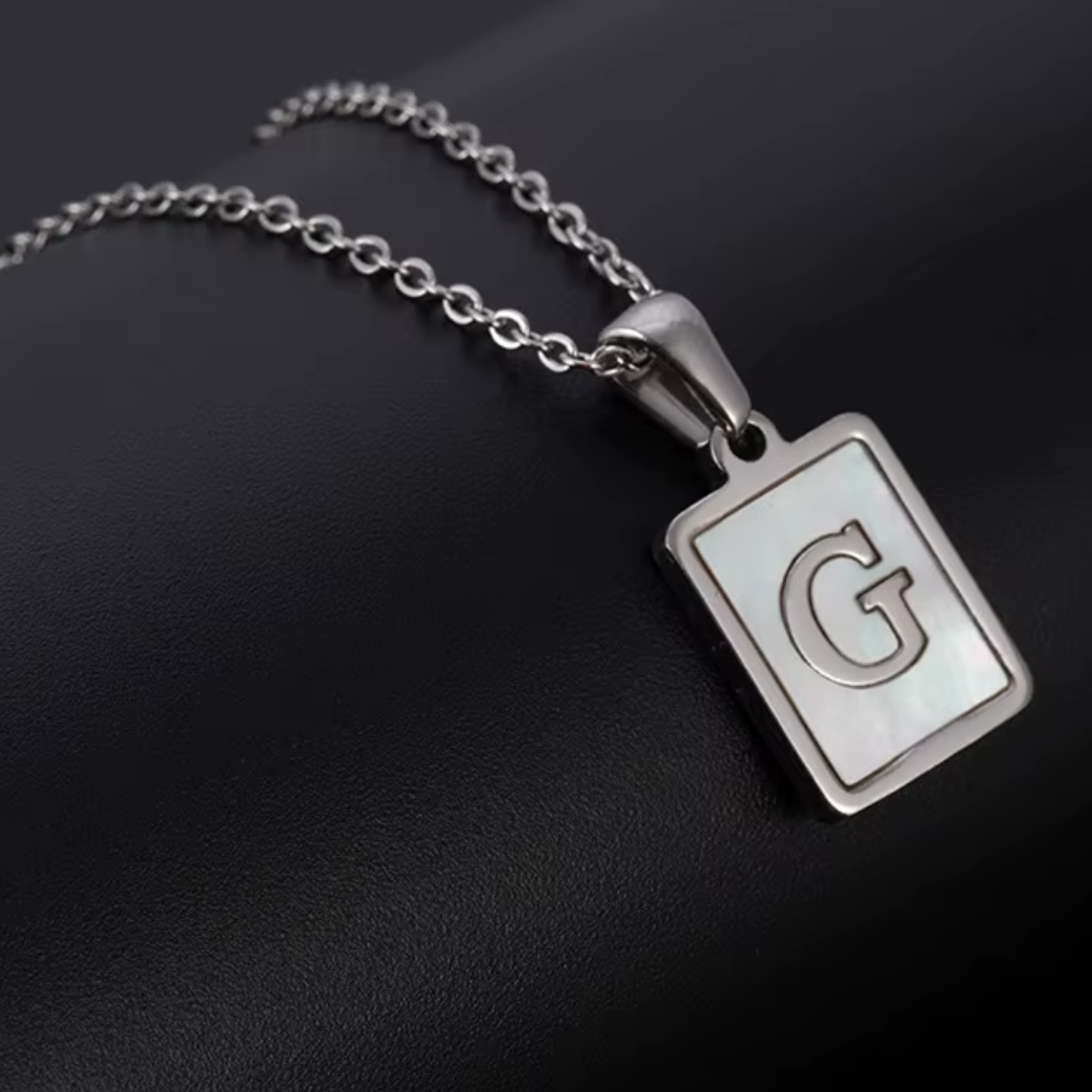 A - Z Silver Letter Charm