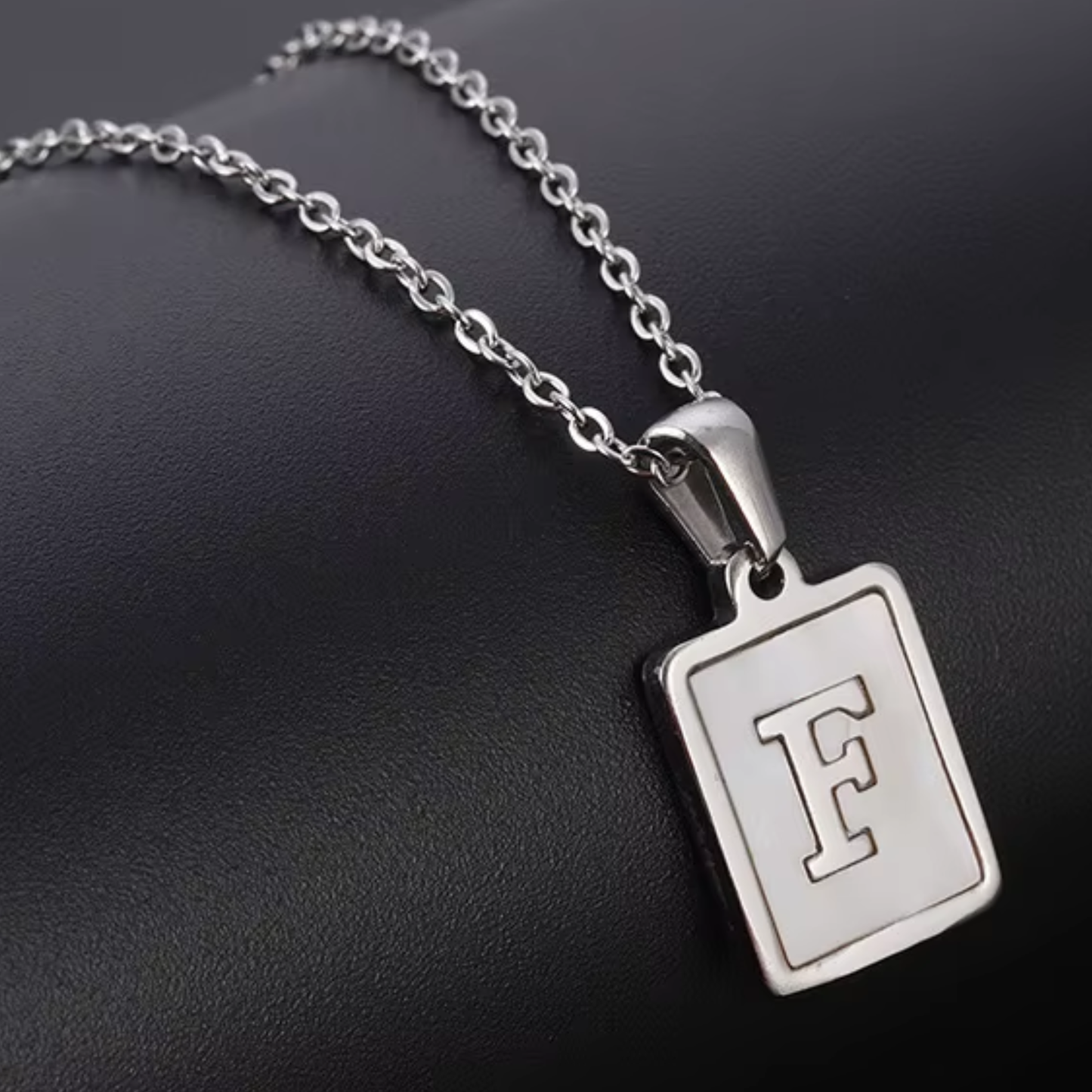 A - Z Silver Letter Charm