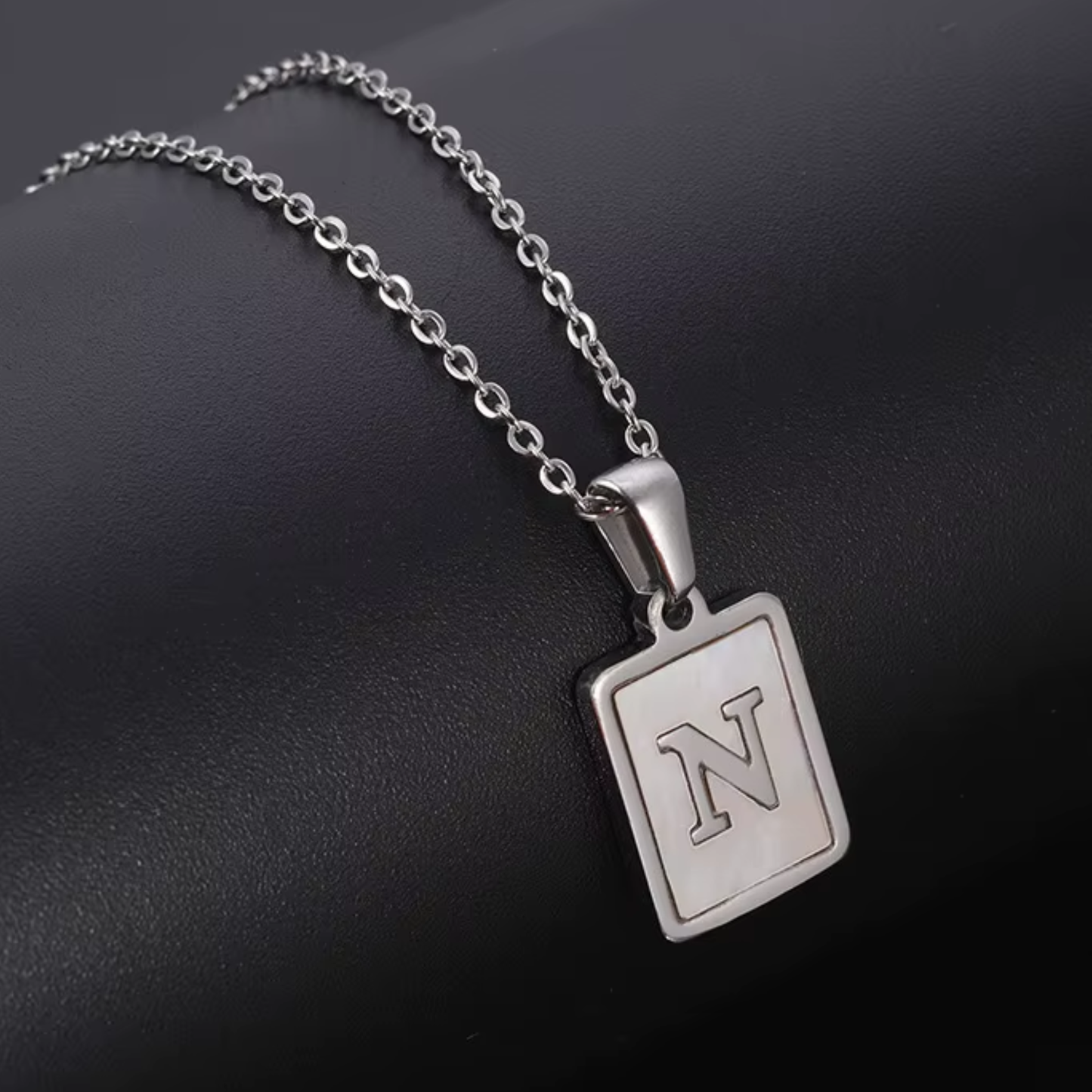 A - Z Silver Letter Charm