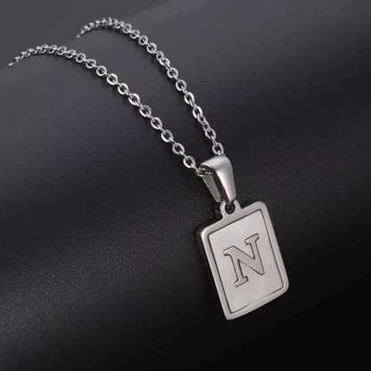 A - Z Silver Letter Charm