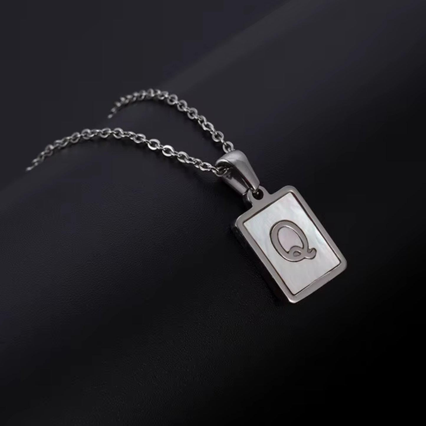 A - Z Silver Letter Charm