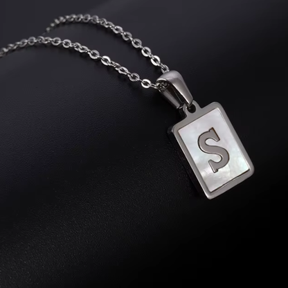 A - Z Silver Letter Charm