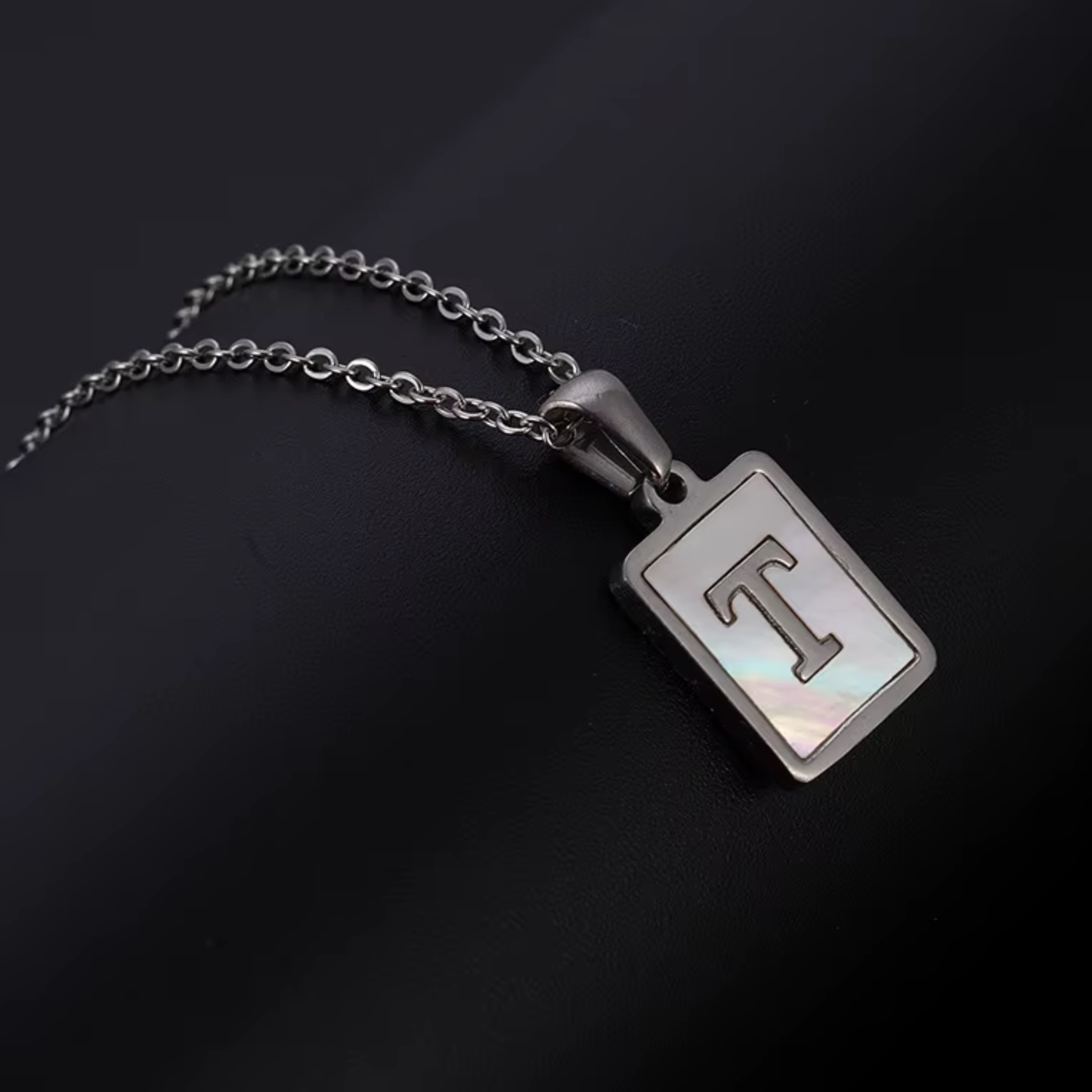 A - Z Silver Letter Charm