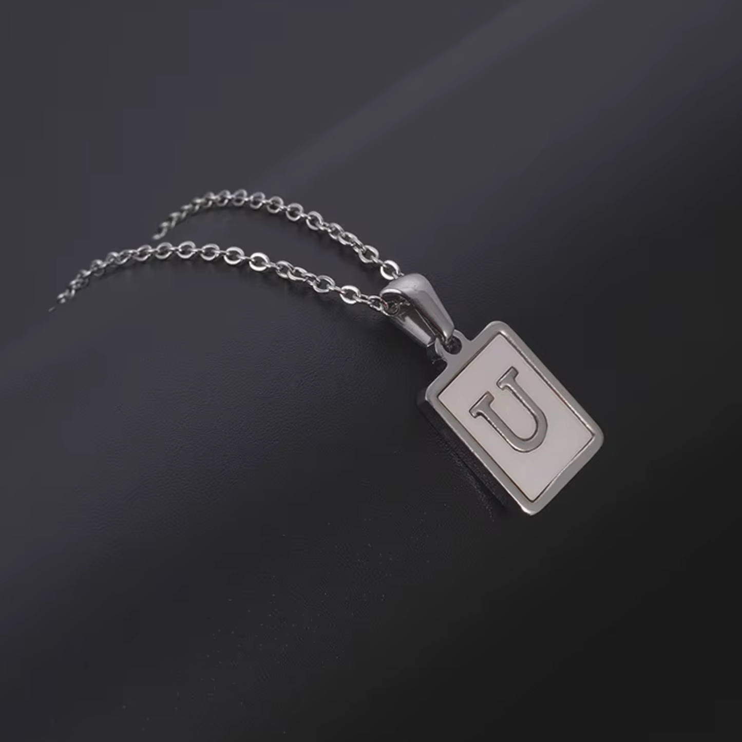 A - Z Silver Letter Charm