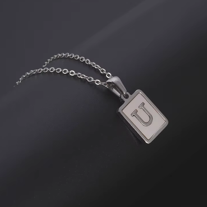 A - Z Silver Letter Charm