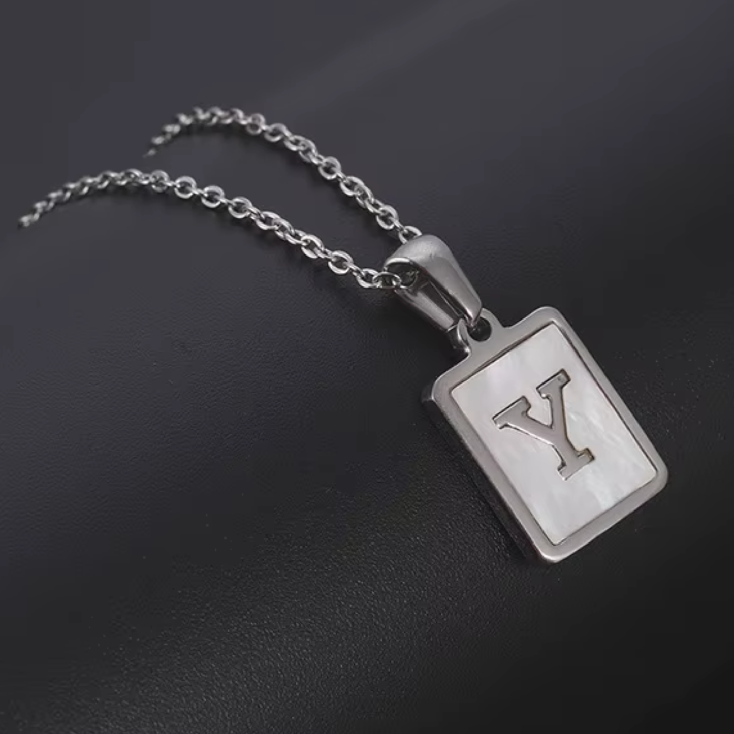 A - Z Silver Letter Charm