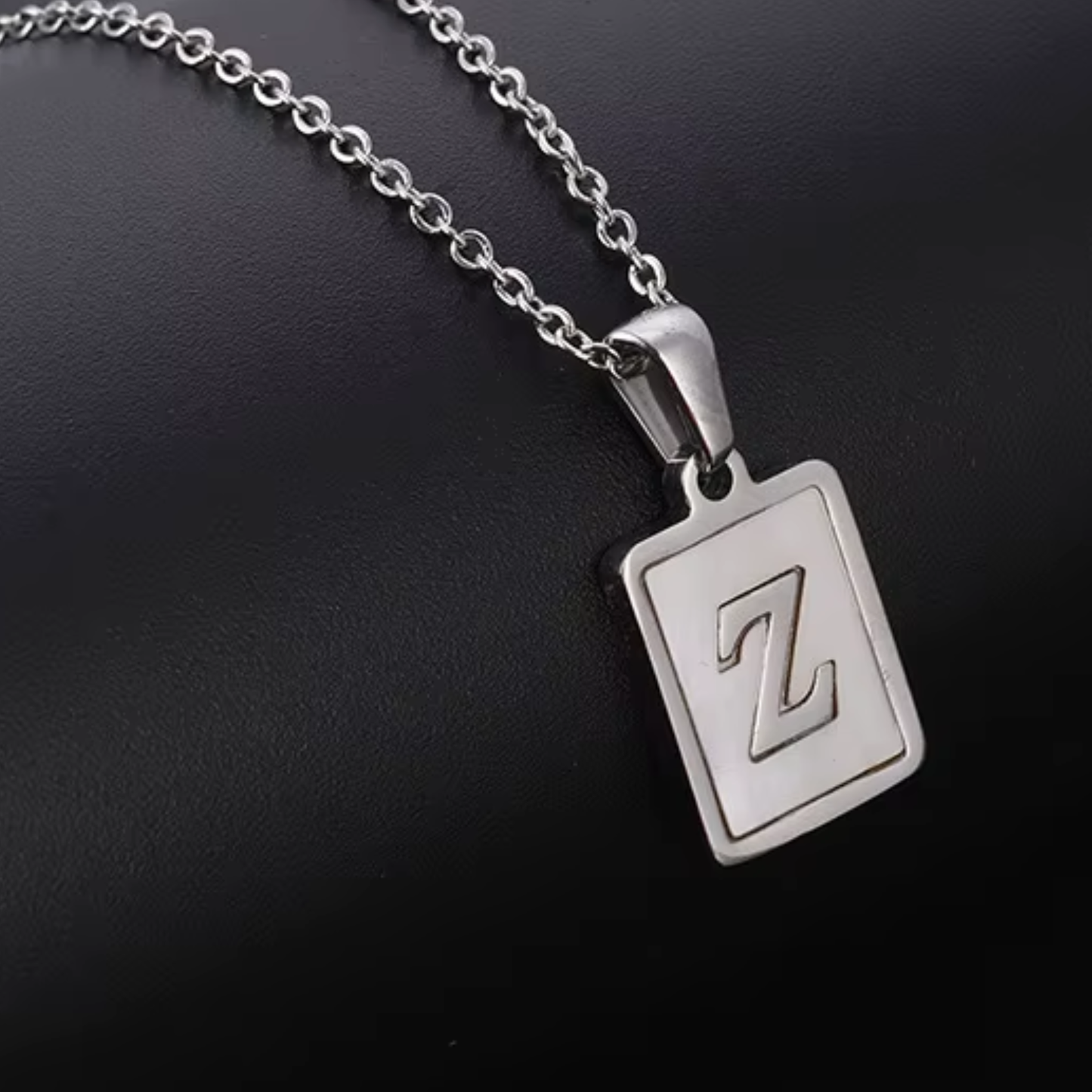 A - Z Silver Letter Charm