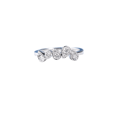 Tidal Drop Ring - Crystal