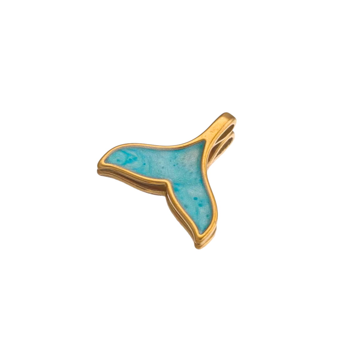 Pearl Whale Charm