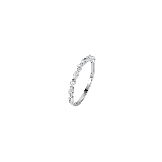 Celeste Ring by KJAYDE in 925 sterling silver with marquise and round crystal detailing