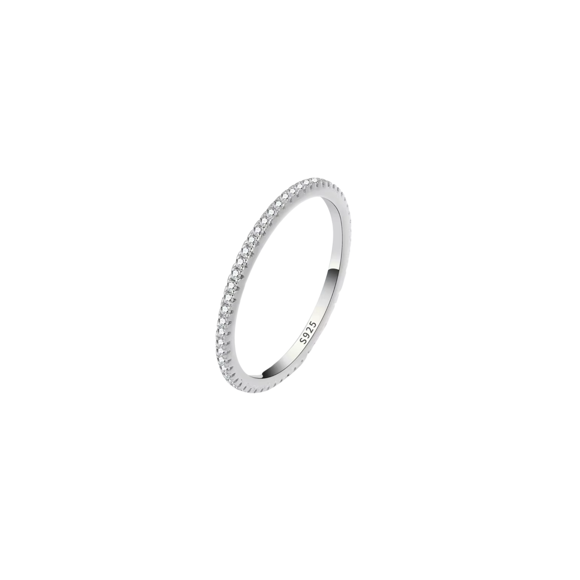 Liora Ring by KJAYDE in 925 sterling silver with delicate clear stones