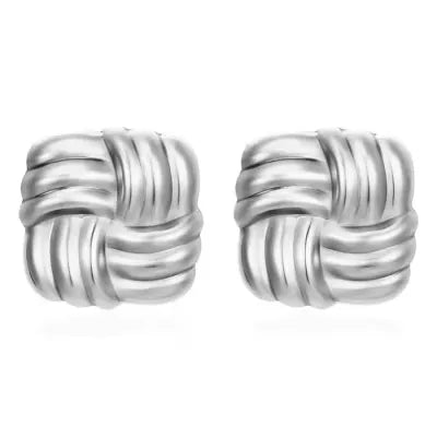 Ripple Cuff Bangle - Silver