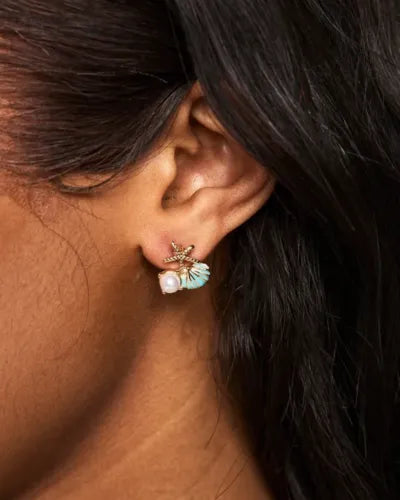 Mini Belle Earrings - Soft Blue