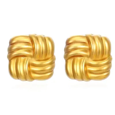 Ripple Cuff Bangle - Gold